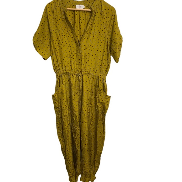 Tanya Taylor Francis Polka Dot Silk Jumpsuit, Size 2 - Picture 5 of 16